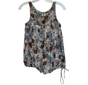 Tracy Reese for Bergdorf Goodman linen silk summer sleeveless top small
